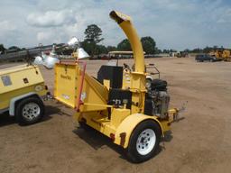 PowerTek 6" Portable Chipper: Trailer-mtd., Vanguard Gas Eng.