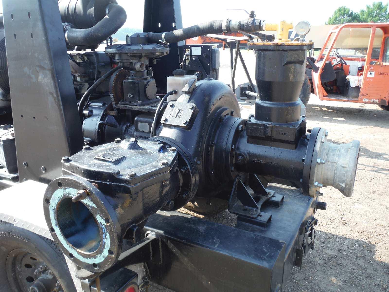 2014 Cornell 8" Portable Trash Pump: JD Diesel, Self Priming