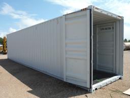 Unused 2022 40' High Cube Multi-Door Container: Four Side Doors, One End Do