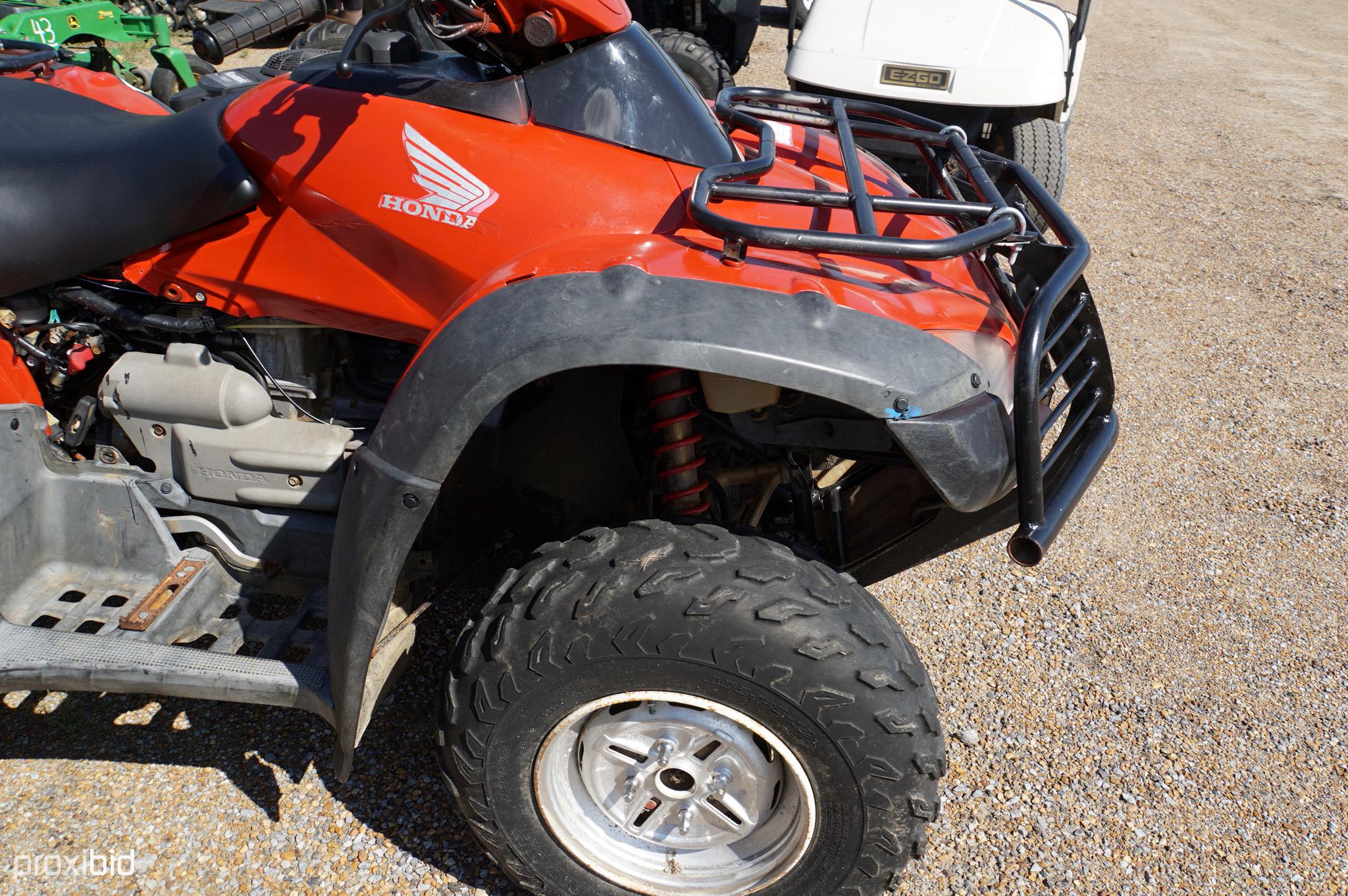 2003 Honda 650 4WD ATV, s/n 478TW28093A014310 (No Title - $50 MS Trauma Car