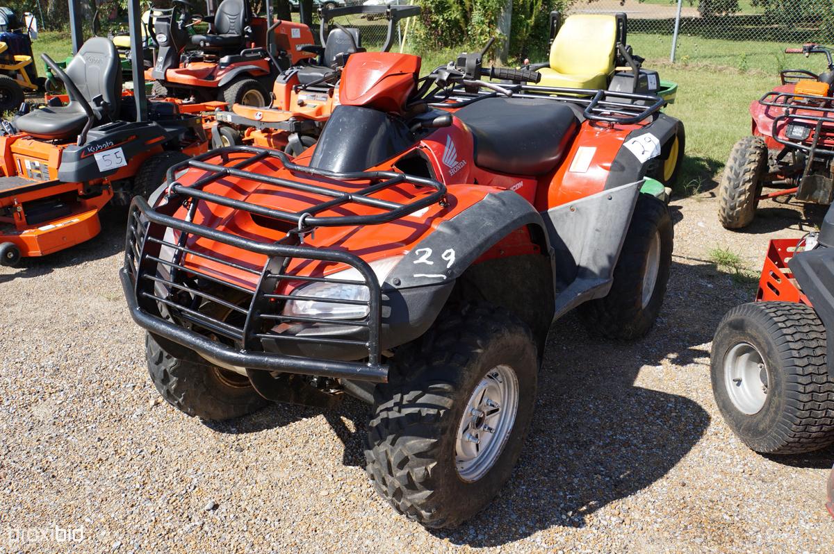 2003 Honda 650 4WD ATV, s/n 478TW28093A014310 (No Title - $50 MS Trauma Car