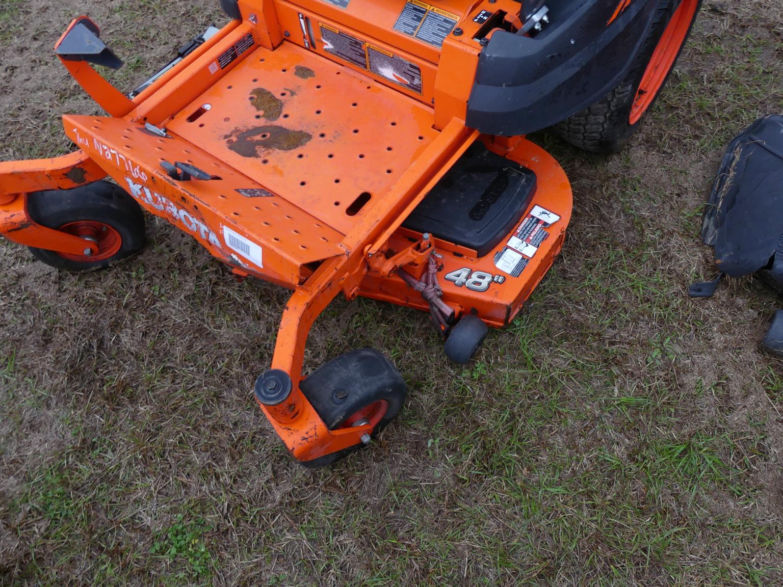 Kubota Z411KW Zero-turn Mower, s/n KB1GHGCAOLKGL20751: 48in.