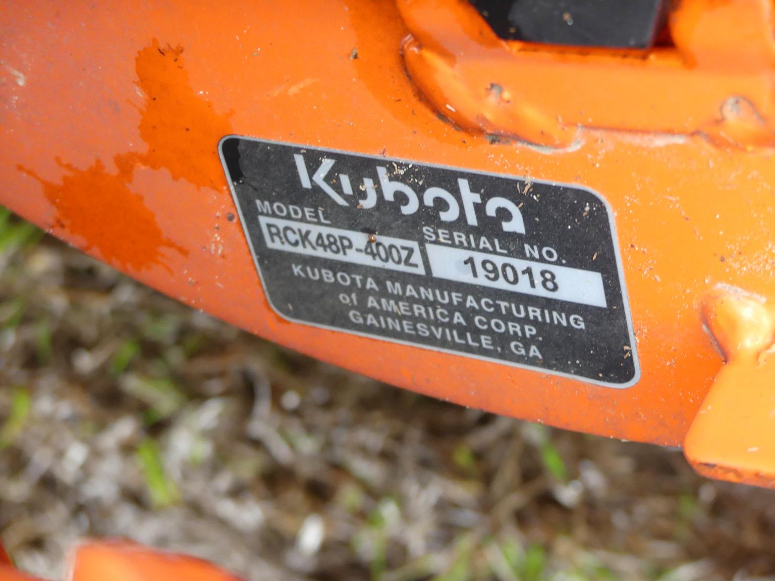 Kubota Z411KW Zero-turn Mower, s/n KB1GHGCAOLKGL20751: 48in.