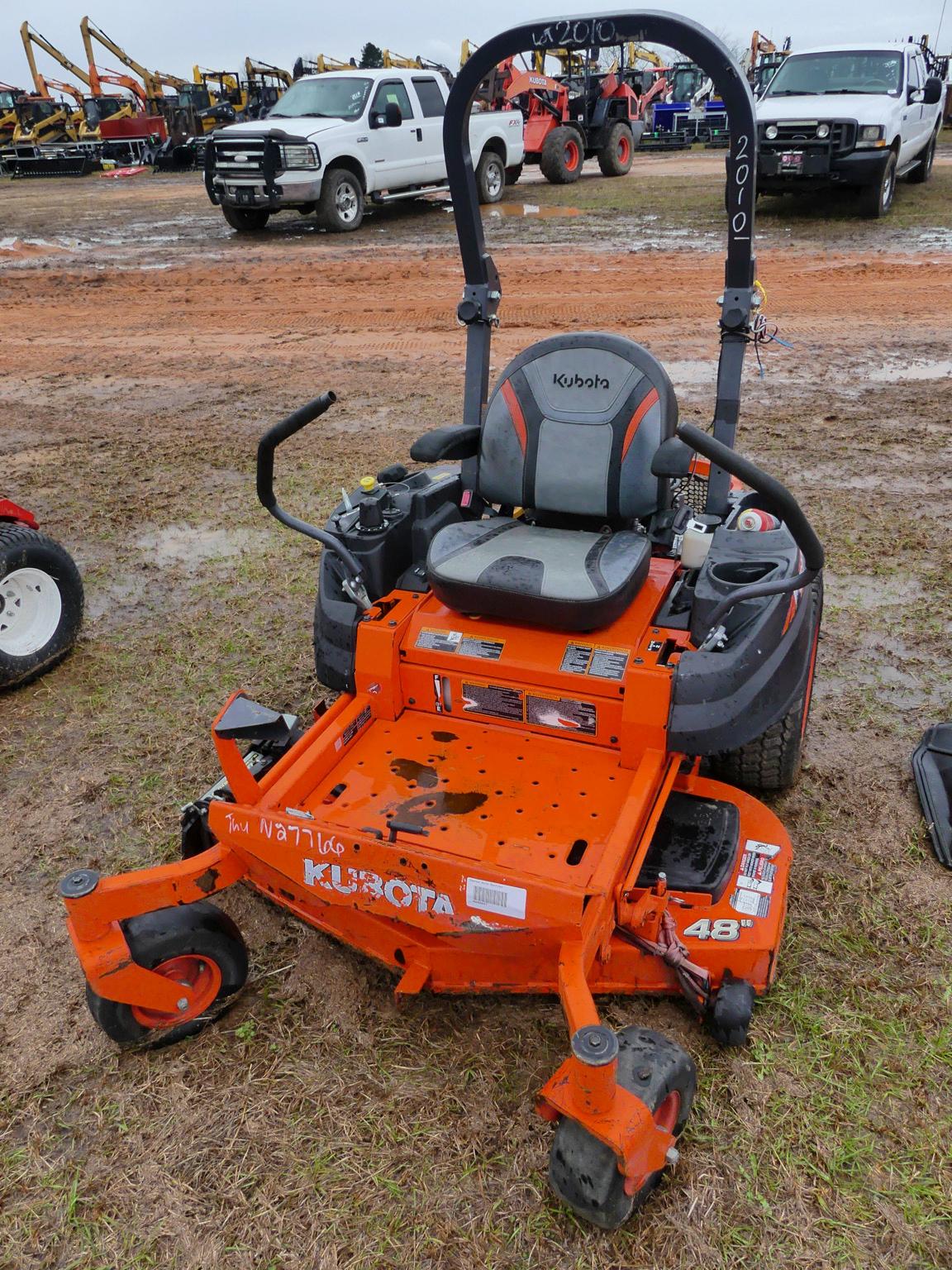 Kubota Z411KW Zero-turn Mower, s/n KB1GHGCAOLKGL20751: 48in.