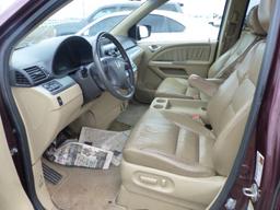 2008 Honda Odyssey Van, s/n 5FNRL38648B417448: 3rd Row Seat, Odometer Shows