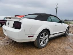 2009 Ford Mustang Convertible, s/n 1ZVHT84N495112831