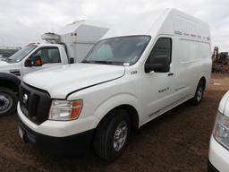 2013 Nissan VN3500 Cargo Van, s/n 1N6AF0LY7DN111641: Odometer Shows 356K mi