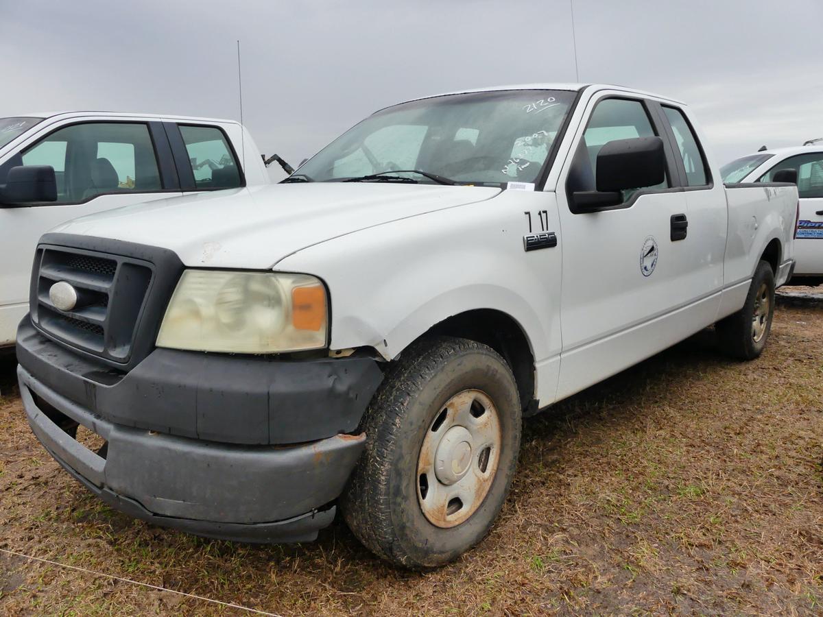 2007 Ford F150 Pickup, s/n 1FTPX12V37FA87439: Odometer Shows 215K mi.