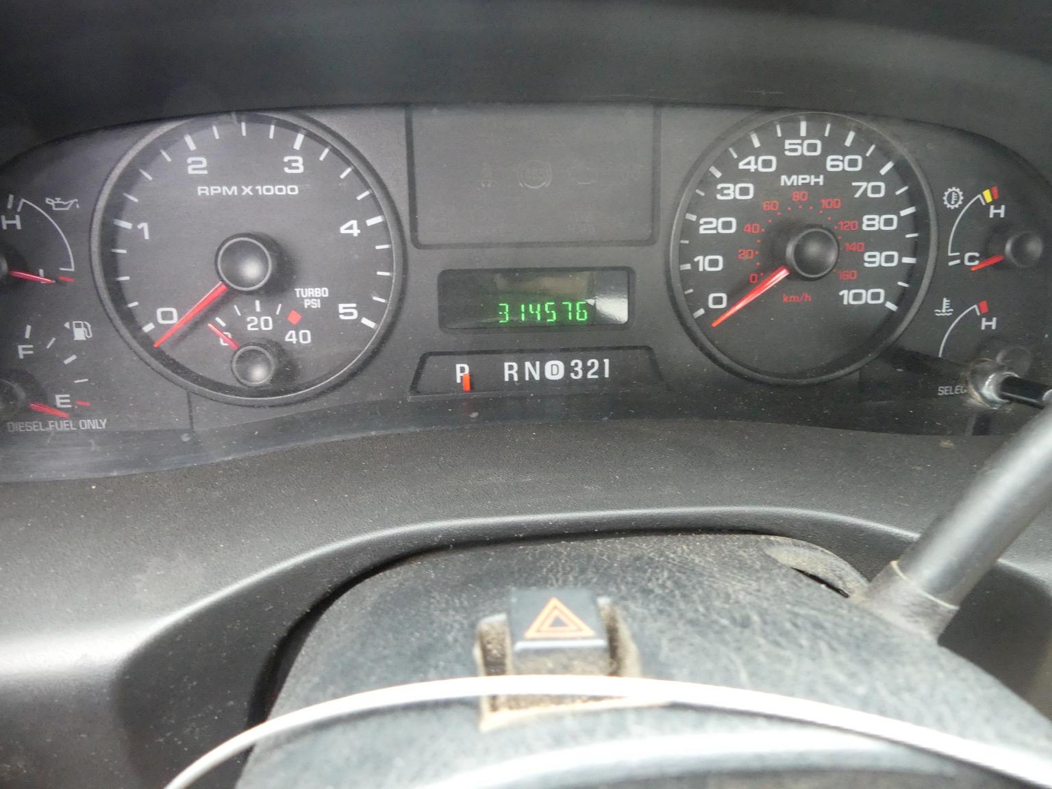 2006 Ford F250 Truck, s/n 1FTSX21P76EB57700: 6.0 Powerstroke, Odometer Show