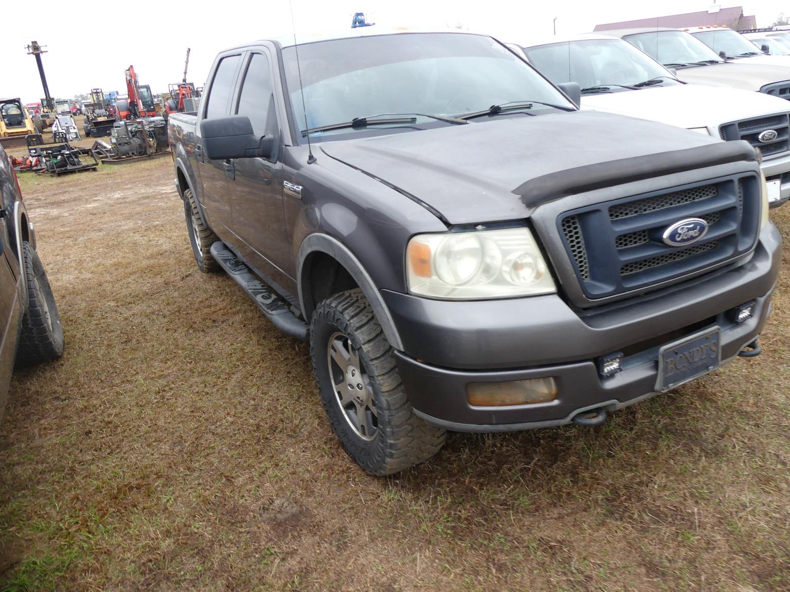 2004 Ford F150 Pickup, s/n 1FTPW1457KD54519: Odometer Shows 215K mi.