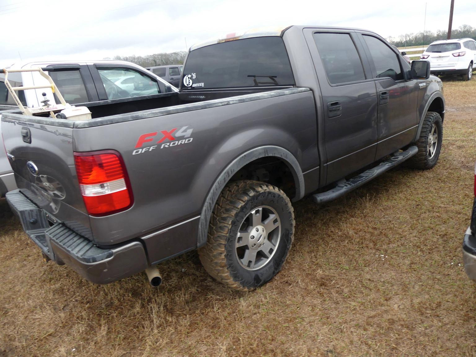 2004 Ford F150 Pickup, s/n 1FTPW1457KD54519: Odometer Shows 215K mi.