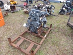 Kubota 4-cyl Diesel Engine (Salvage): Out of Kubota SVL95