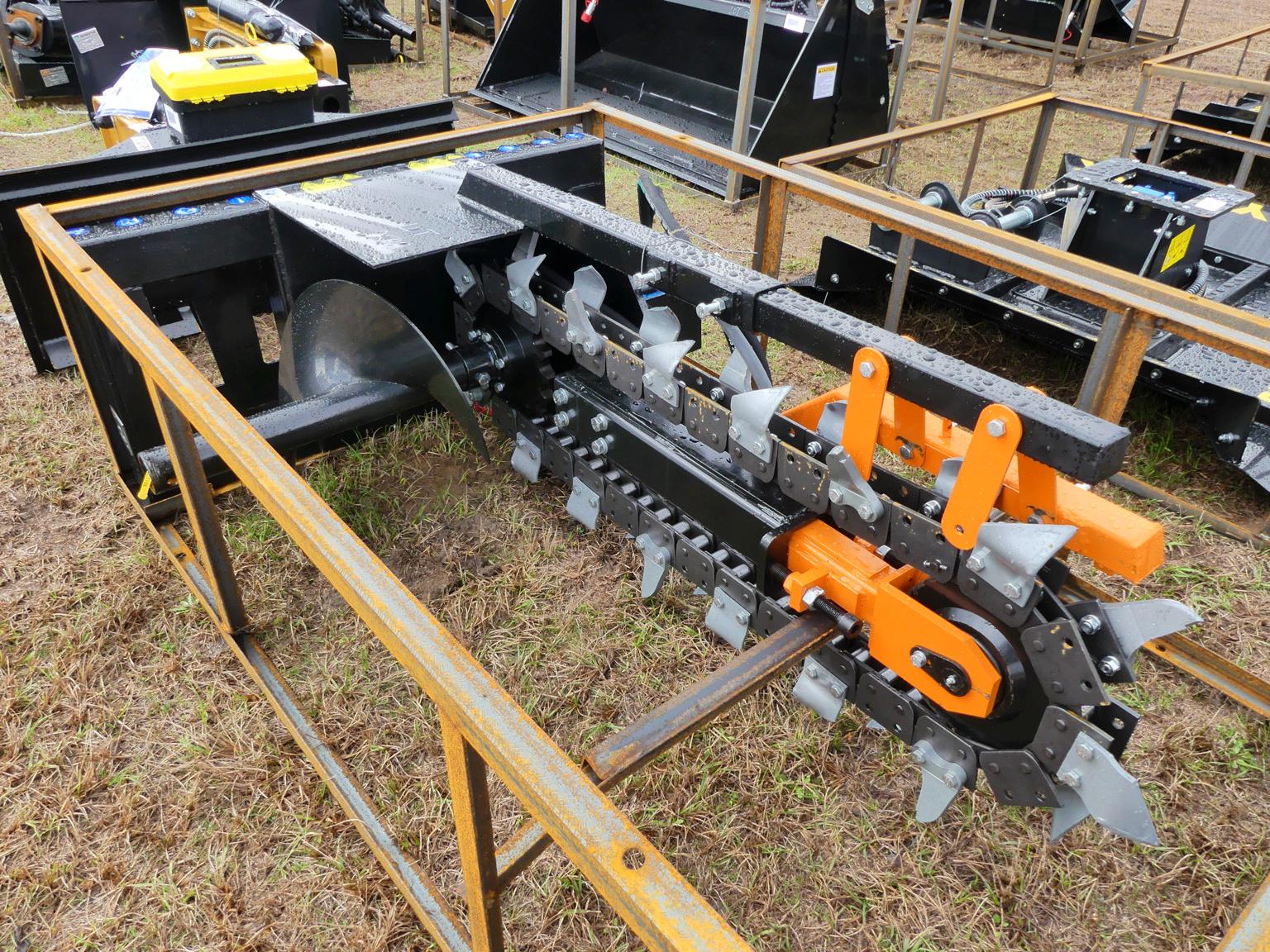 Unused 2022 Mower King SSCT Trencher for Skid Steer