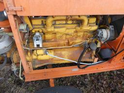 Brownie Water Pump, s/n 0318: JD Diesel Eng., Meter Shows 3428 hrs