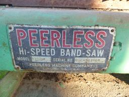 Peerless Band Saw: As Is