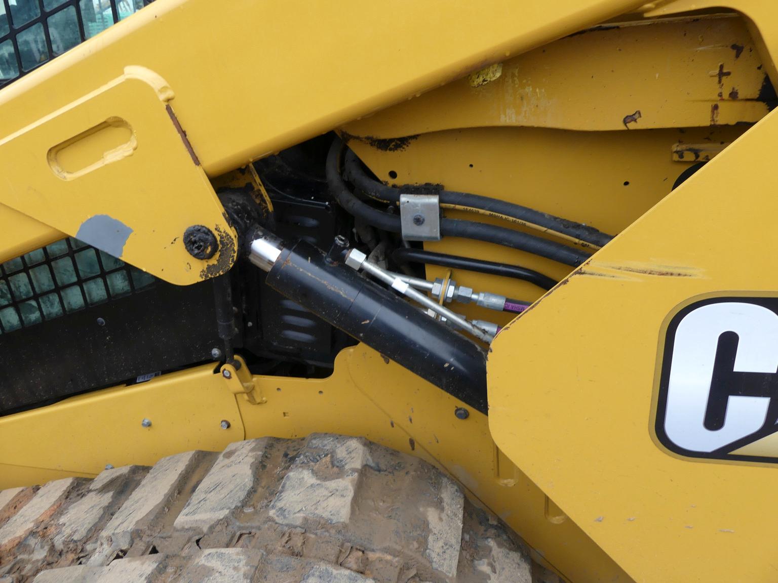 2019 Cat 299D3 Skid Steer, s/n DY900828: Rubber Tracks, GP Bkt., Meter Show