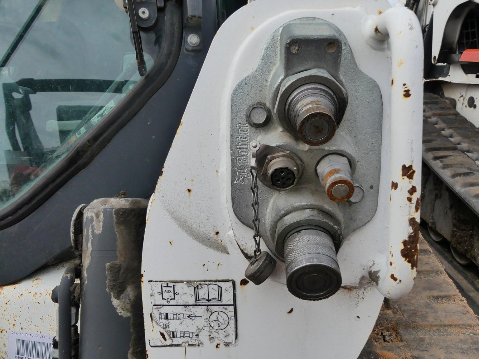 2018 Bobcat T750 Skid Steer, s/n AT5T12667: Rubber Tracks, No Bucket