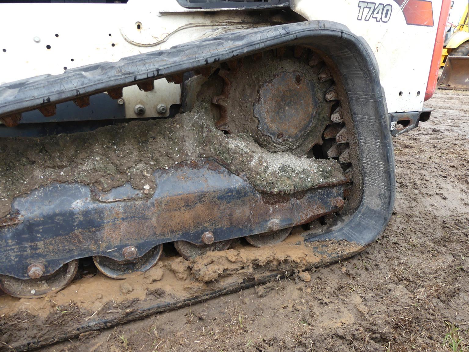 2020 Bobcat T740 Skid Steer, s/n B3CA17404: Rubber Tracks, No Bucket, Meter