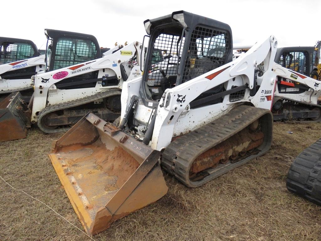 2019 Bobcat T740 Skid Steer, s/n B3CA16560: Rubber Tracks, 80in. Bkt., Mete