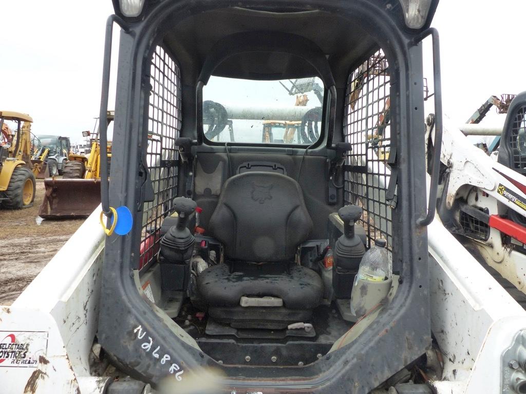 2018 Bobcat T740 Skid Steer, s/n B3CA14905: Rubber Tracks, 80in. Bkt., Moto