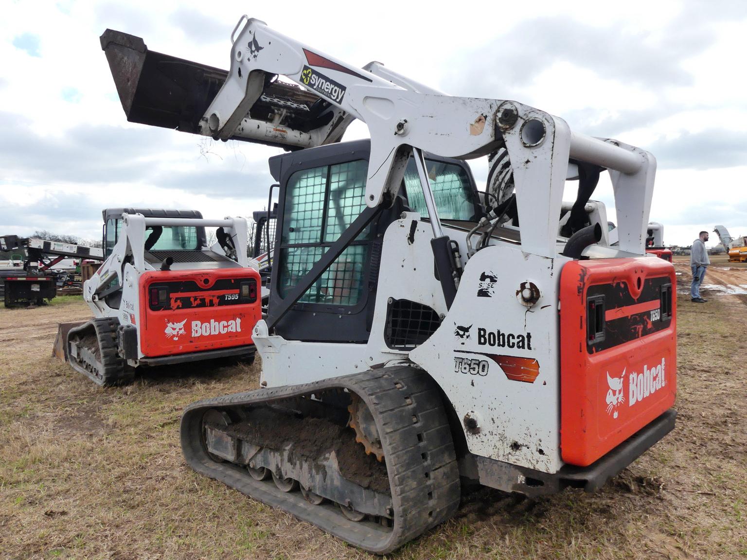 2017 Bobcat T650 Skid Steer, s/n ALJG23795: Rubber Tracks, GP Bkt., Meter S