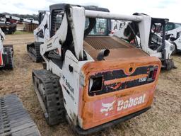 2016 Bobcat T590 Skid Steer, s/n ALJU19757: Rubber Tracks, No Bucket, Meter