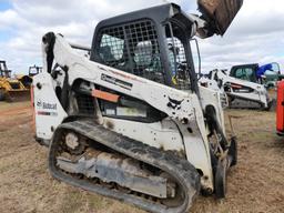 2016 Bobcat T590 Skid Steer, s/n ALJU19757: Rubber Tracks, No Bucket, Meter