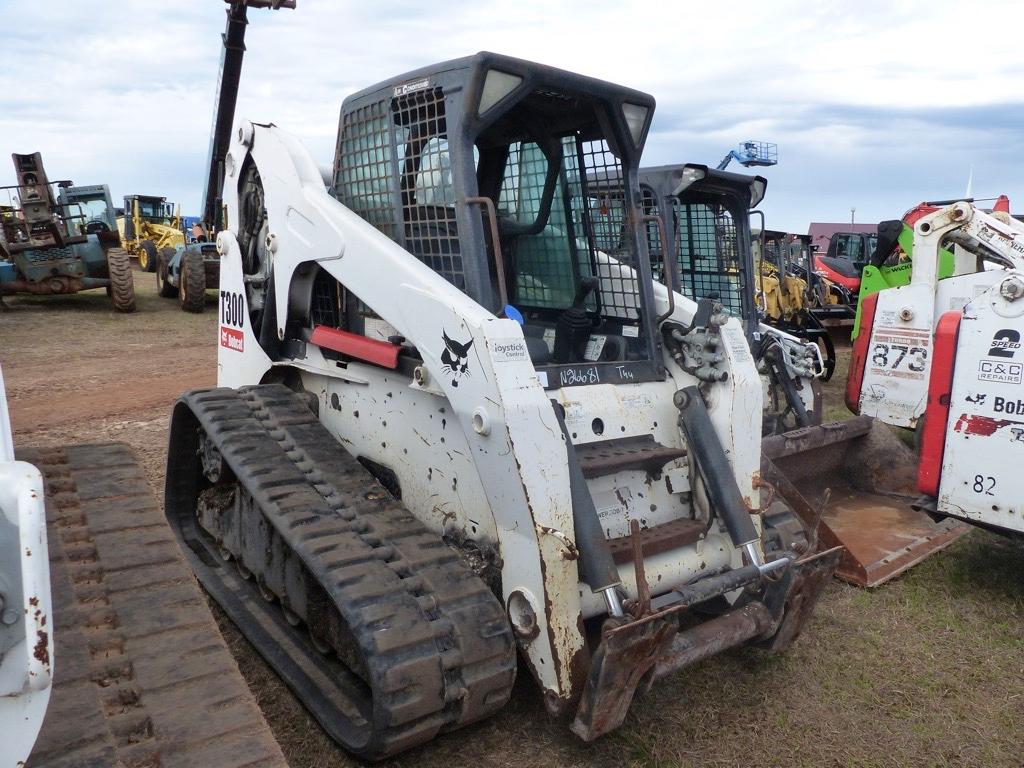 2006 Bobcat T300 Skid Steer, s/n 532013186: Rubber Tracks, No Bucket, Meter