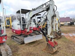 2017 Takeuchi TB230R Mini Excavator, s/n 130002005: Hyd. Thumb, Meter Shows