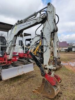 2017 Takeuchi TB230R Mini Excavator, s/n 130002005: Hyd. Thumb, Meter Shows