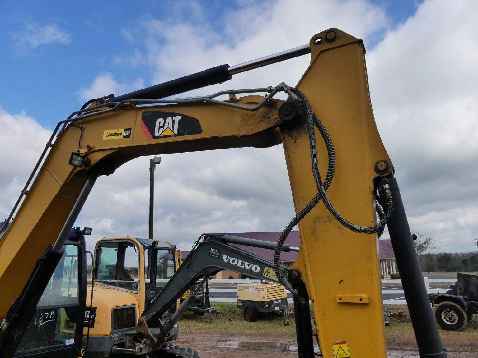 2018 Cat 308E Midi Excavator, s/n FJX11245: C/A, Hyd. Thumb, Meter Shows 24