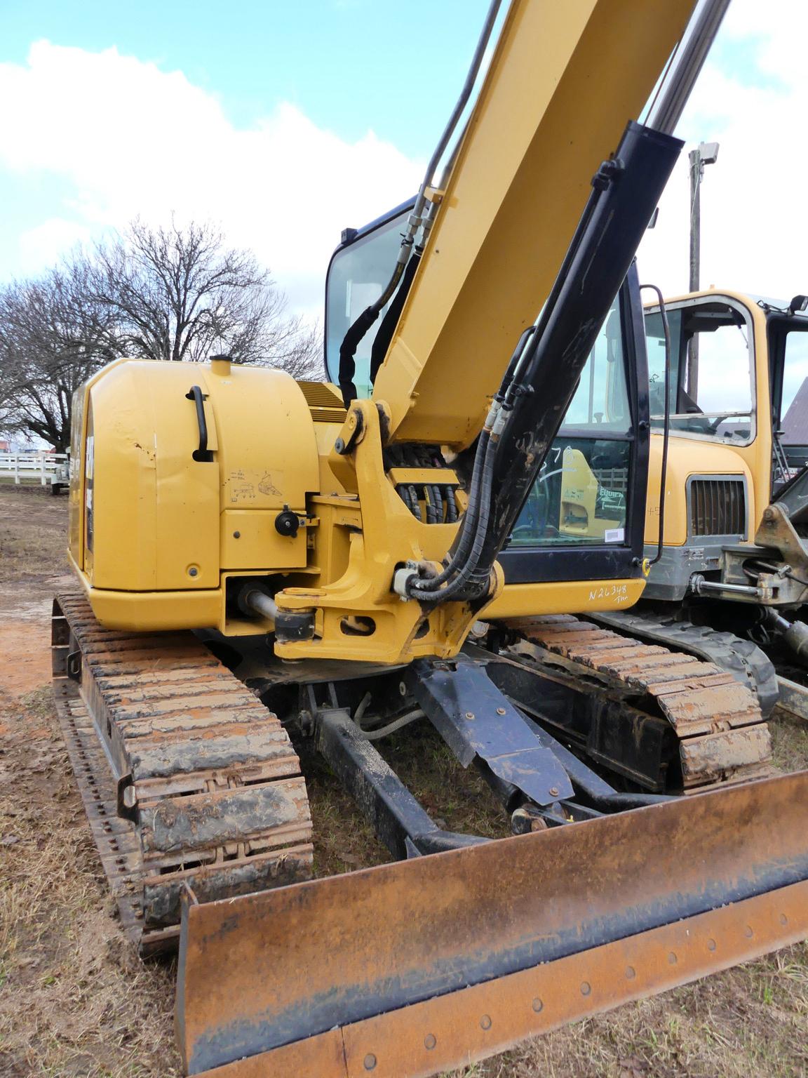 2018 Cat 308E Midi Excavator, s/n FJX11245: C/A, Hyd. Thumb, Meter Shows 24