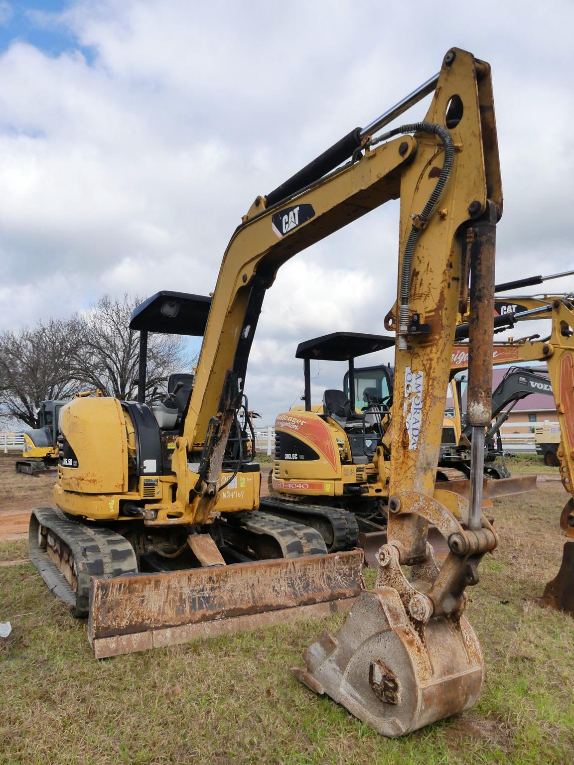 2011 Cat 305.5DCR Mini Excavator, s/n FLZ00348