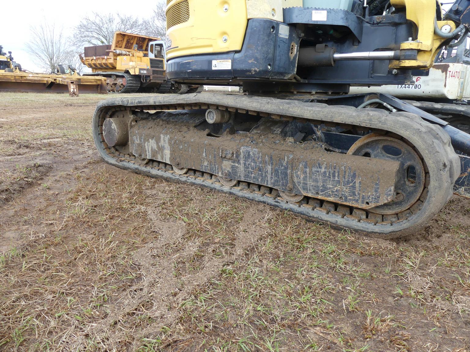 2013 Yanmar VIO45 Mini Excavator, s/n 58510: Cab, Meter Shows 1817 hrs