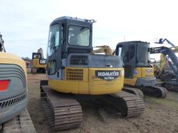 2008 Komatsu PC78 Midi Excavator, s/n KMTPC030A012097: Encl. Cab, Metal Tra