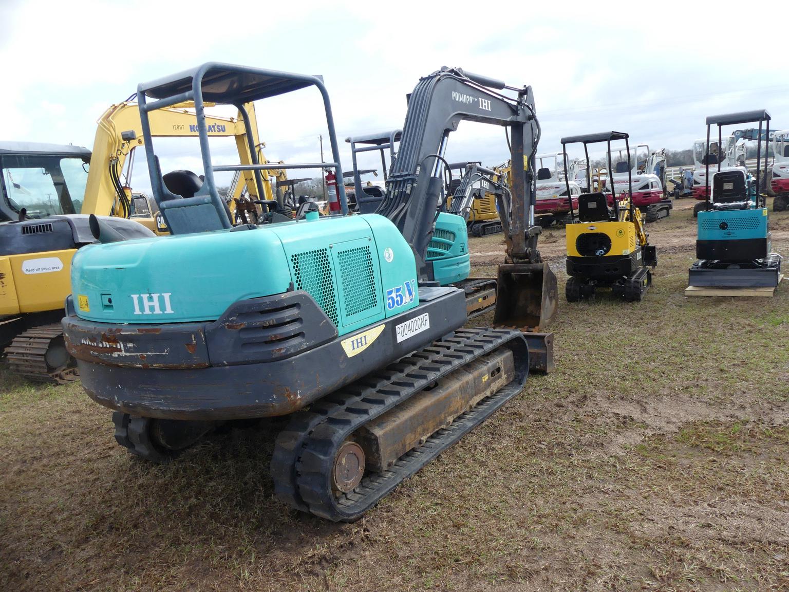 IHI 55N Mini Excavator, s/n NP004020