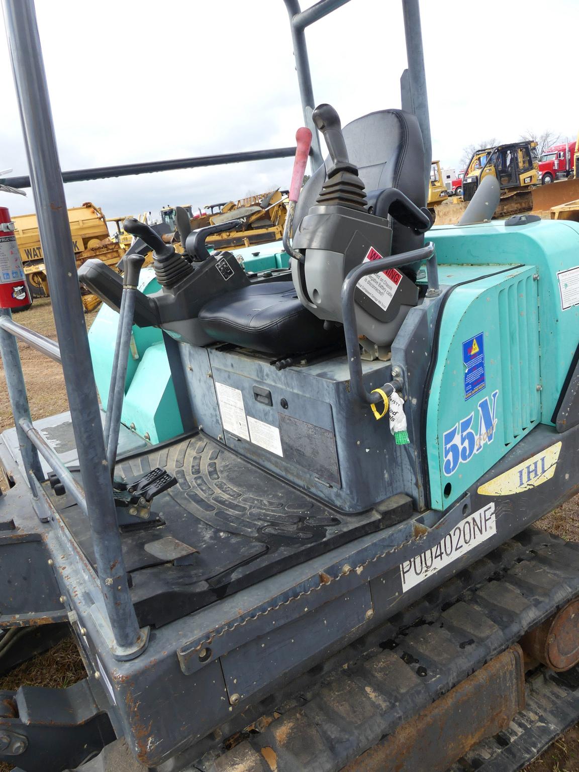 IHI 55N Mini Excavator, s/n NP004020