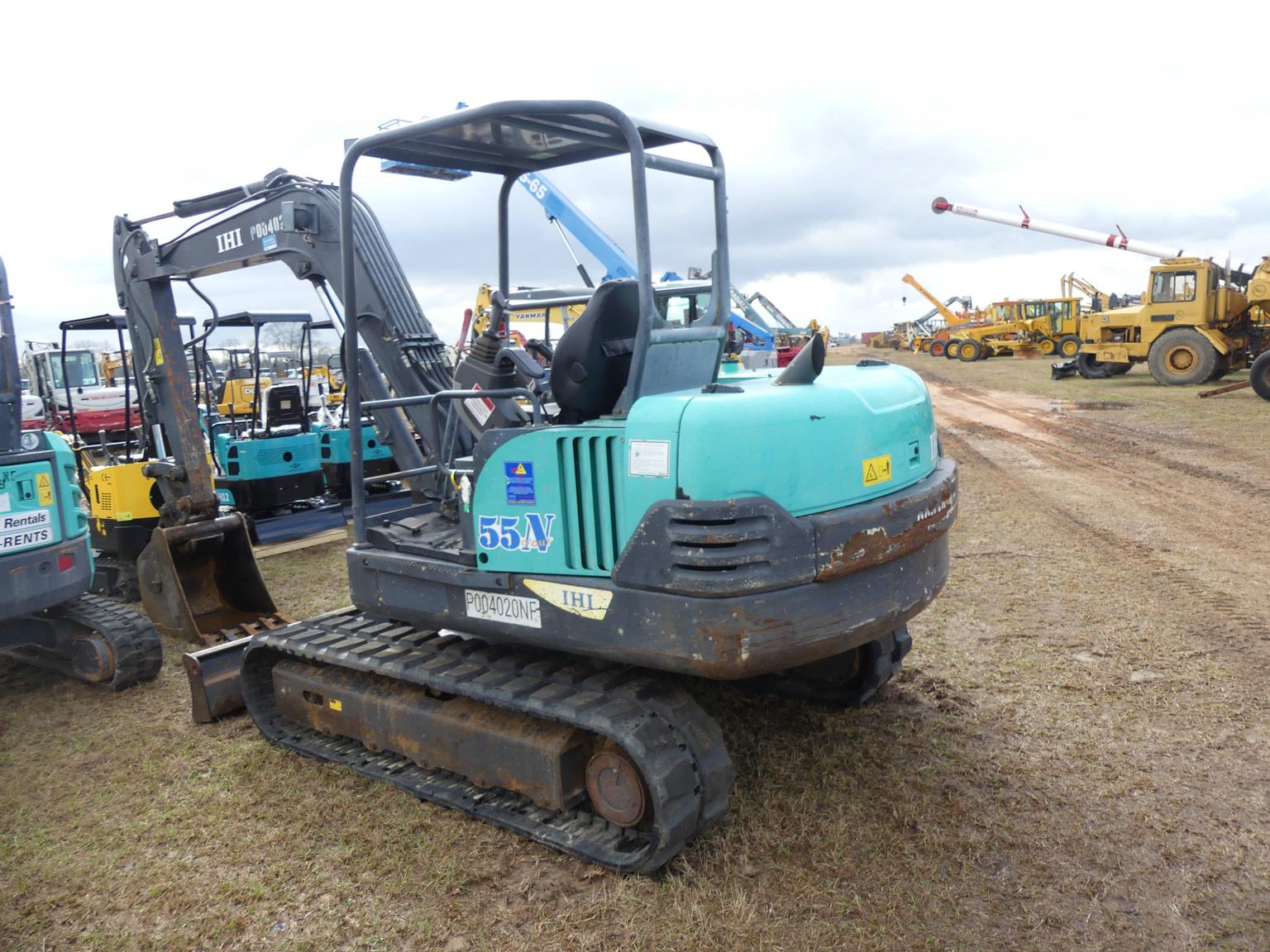 IHI 55N Mini Excavator, s/n NP004020