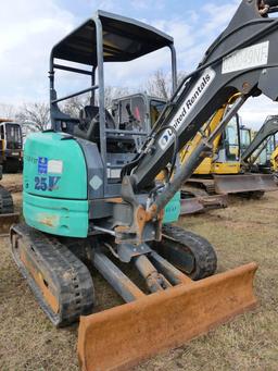 2017 IHI 25V4 Mini Excavator, s/n WQ020049: Yanmar Eng., Meter Shows 1363 h