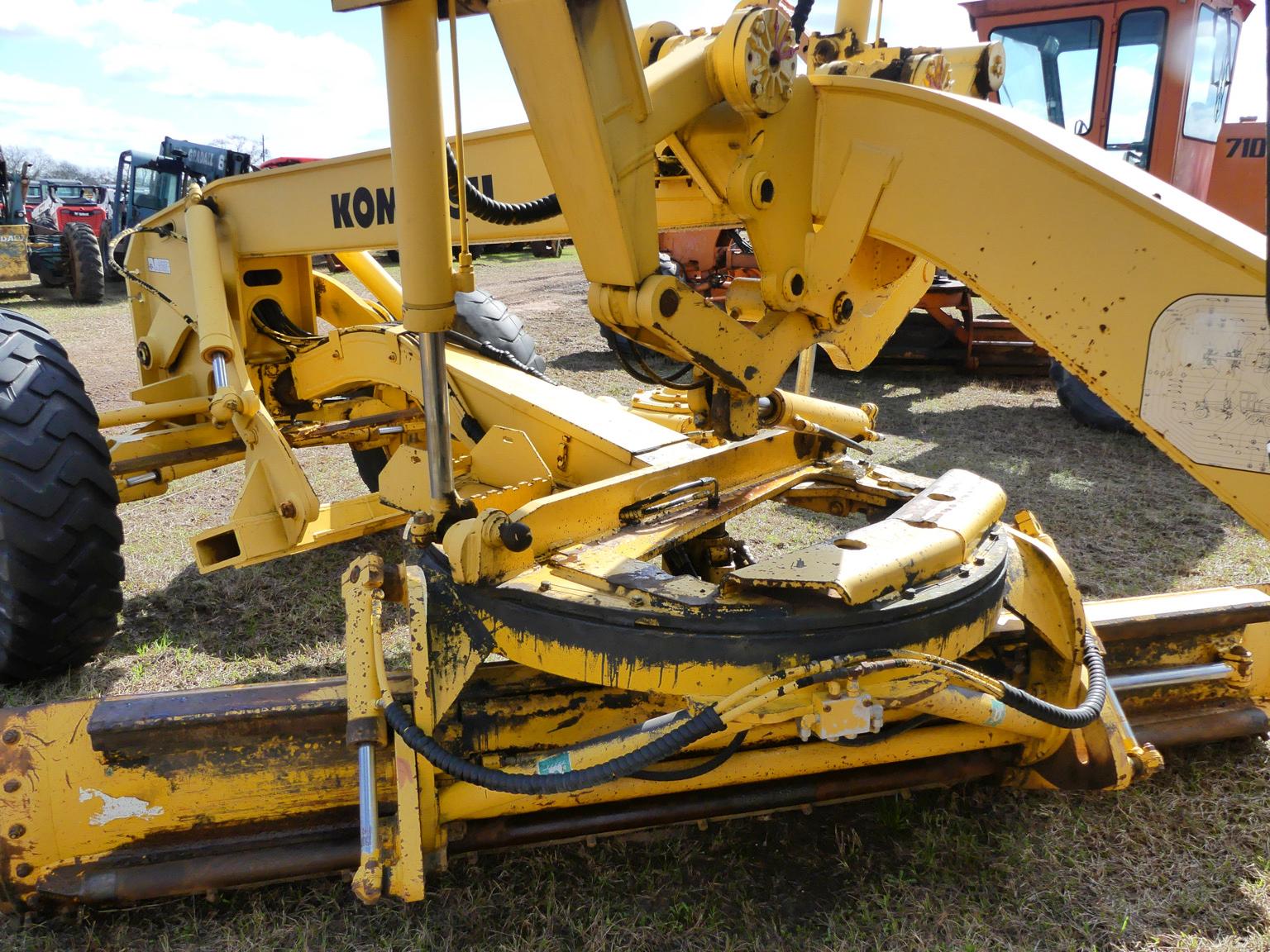 2001 Komatsu GD530A-2BY Motor Grader, s/n 210649: Encl. Cab, Hyd. Side Shif