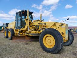 2001 Komatsu GD530A-2BY Motor Grader, s/n 210649: Encl. Cab, Hyd. Side Shif