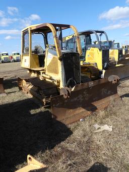 John Deere 550H Dozer, s/n T0550HX908734: Canopy, Sweeps, 6-way Blade