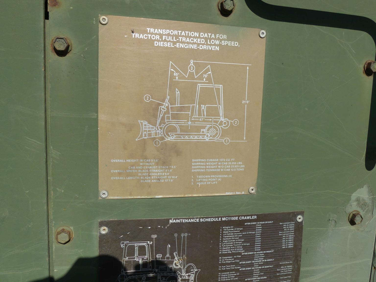 Case 1150E Dozer: Ex Military, Meter Shows 387 hrs