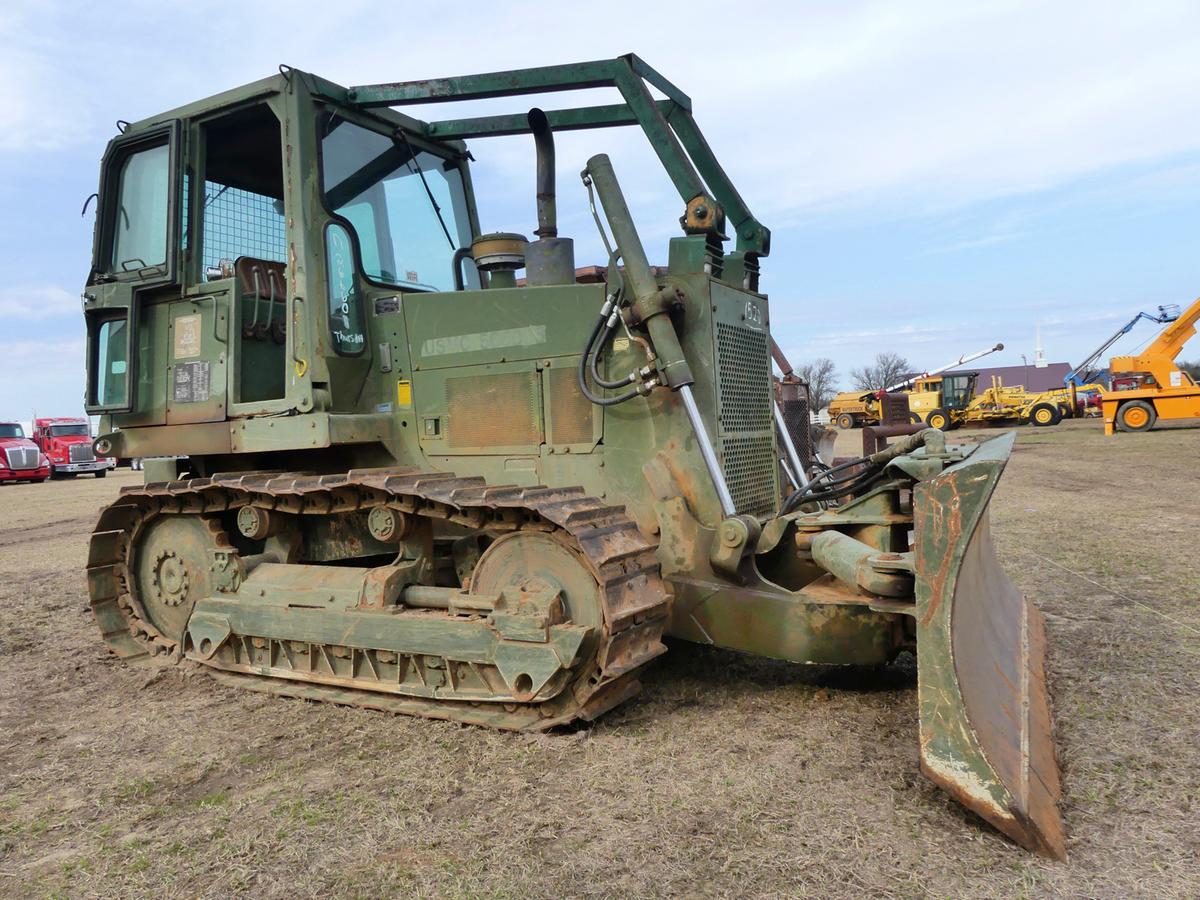 Case 1150E Dozer: Ex Military, Meter Shows 387 hrs