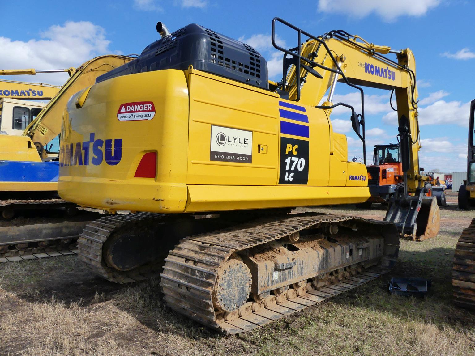 2021 Komatsu PC170-11 Excavator, s/n 36015: C/A, 36in. Bkt., Hyd. Thumb, Au