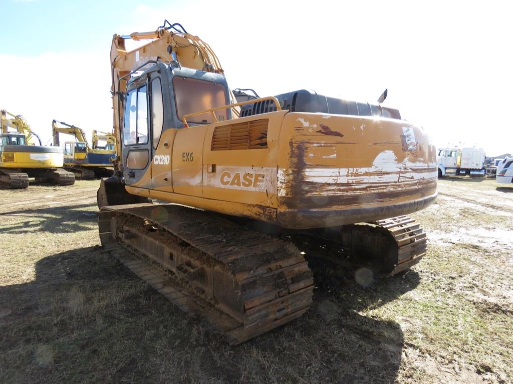Case CX210 Excavator, s/n VAC2211873: Meter Shows 10156 hrs