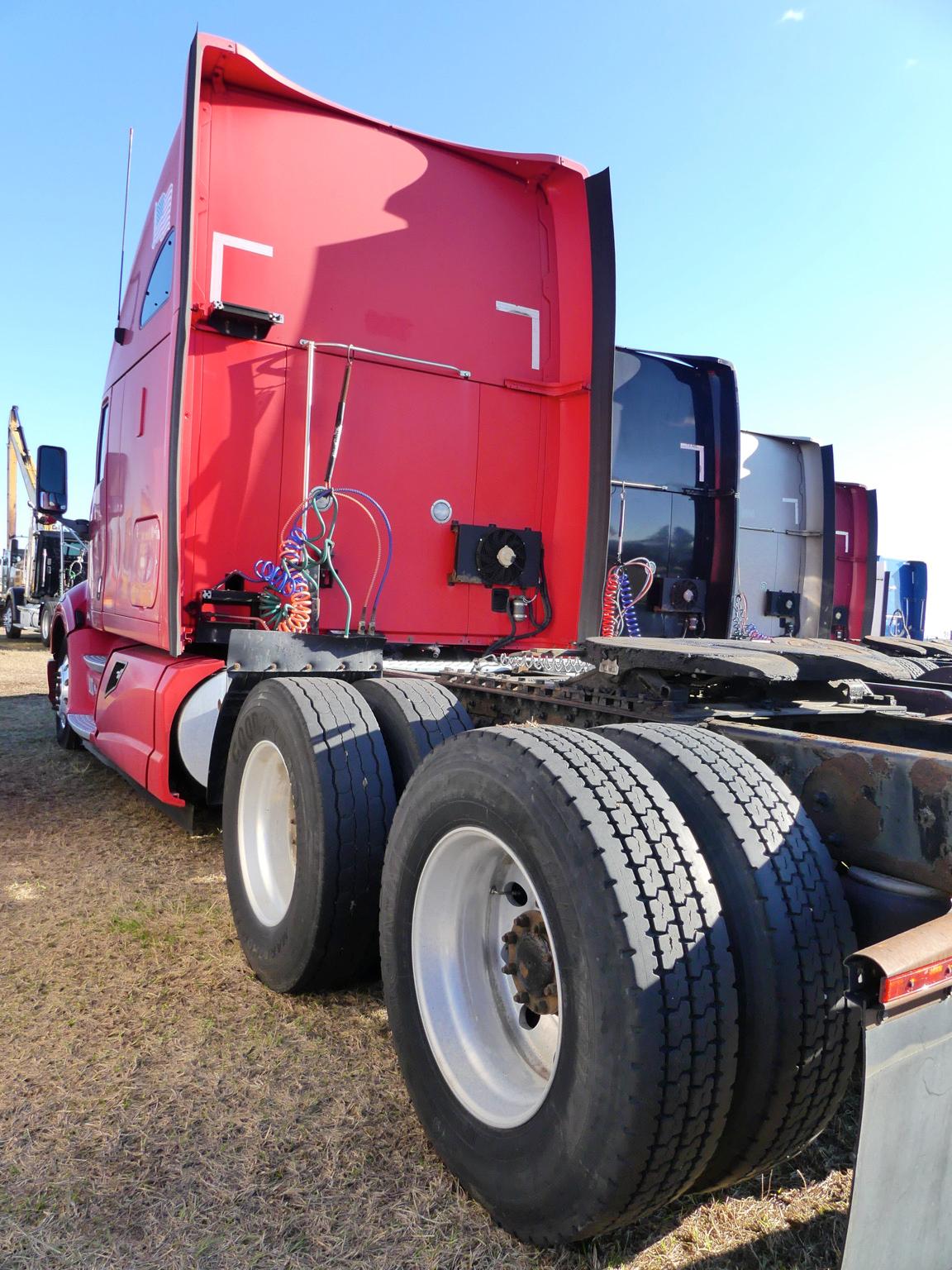 2012 Kenworth T700 Truck Tractor, s/n 1XKFDP9X0CJ296633: T/A, Sleeper, Pacc