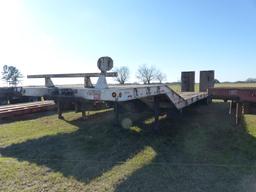 2011 Trail King TK70RG Lowboy, s/n 1TKA04828BM072134: 49', Hyd. Drop & Ramp