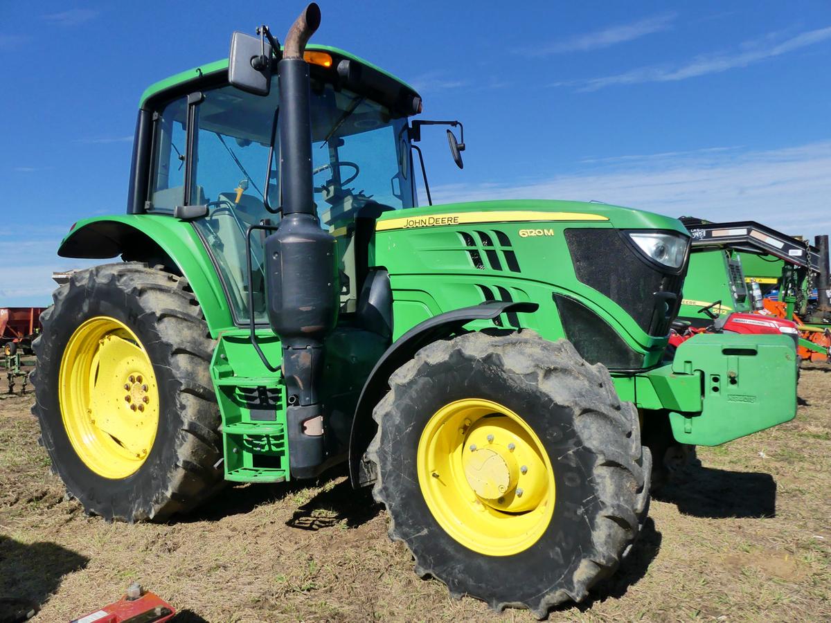 2016 John Deere 6120M MFWD Tractor, s/n 1L06120MCGH868219: C/A, 2 Hyd Remot