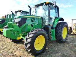 2016 John Deere 6110M MFWD Tractor, s/n 858770: C/A, 3 Hyd Remotes, 18.4-34